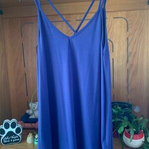LuLaRoe Blue Mini Dress